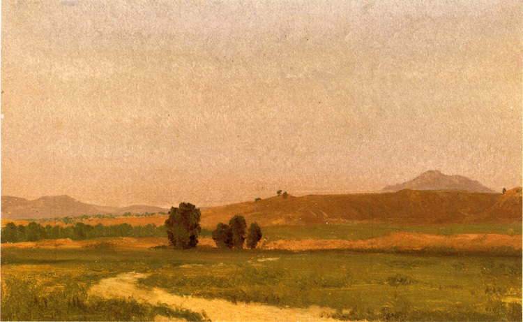 Albert Bierstadt Oil Painting Nebraska, On the Plain - Click Image to Close